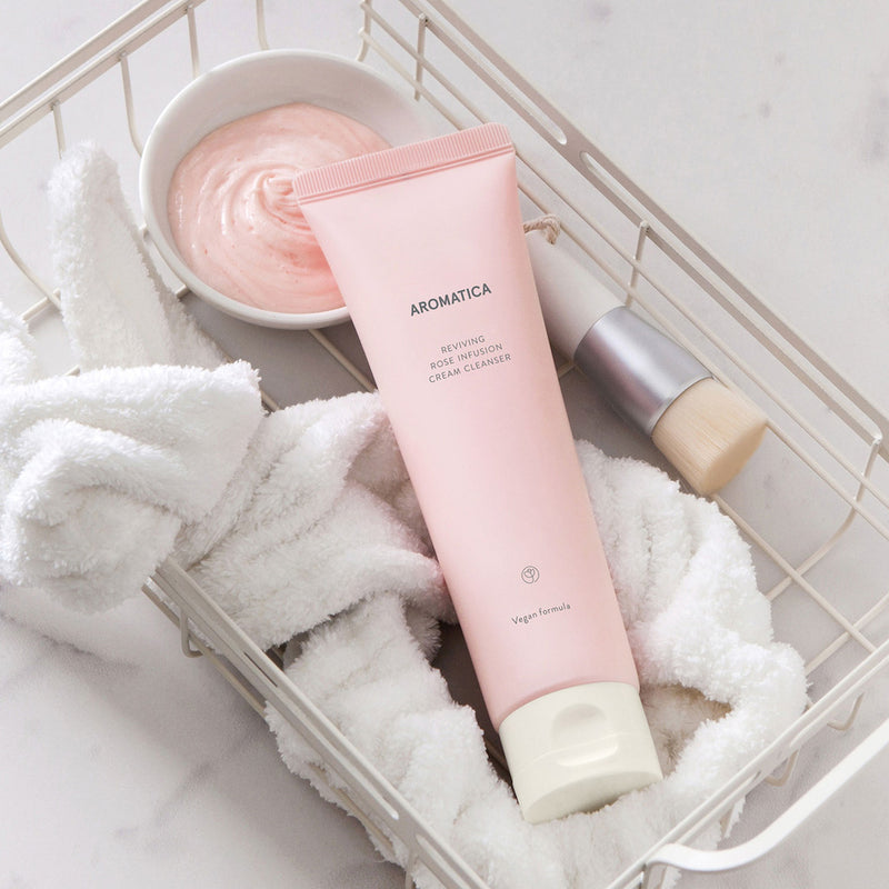 Aromatica Reviving Rose Infusion Hudvårdsset Korean Beauty Koreansk hudvård Seoulandhailey.se