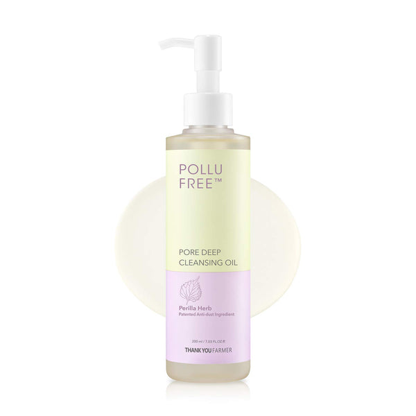 ThankYouFarmer Pollufree Pore Deep Cleansing Oil Ansiktsrengöring Koreansk hudvård K Beauty Sverige SeoulAndHailey.se